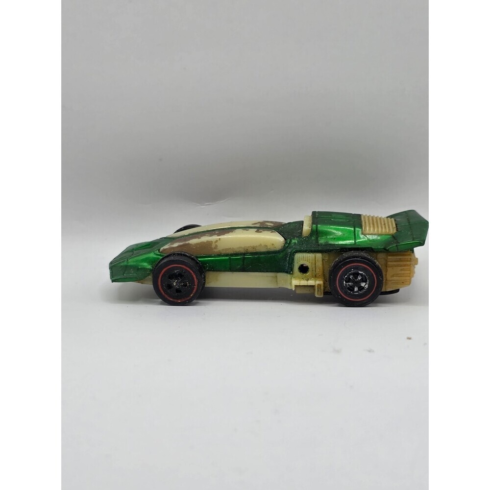 Mattel Sizzlers Rechargeable Race Car 1970 Green Vintage Toy